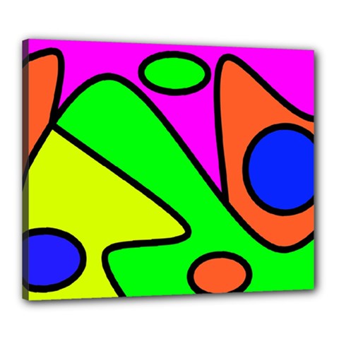 Abstract Canvas 24  X 20  (framed) by Siebenhuehner