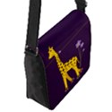 Purple Roller Skating Cute Cartoon Giraffe Removable Flap Cover (Small) View3