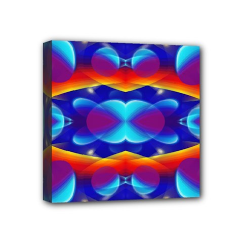 Planet Something Mini Canvas 4  X 4  (framed) by SaraThePixelPixie
