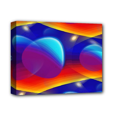 Planet Something Deluxe Canvas 14  X 11  (framed) by SaraThePixelPixie