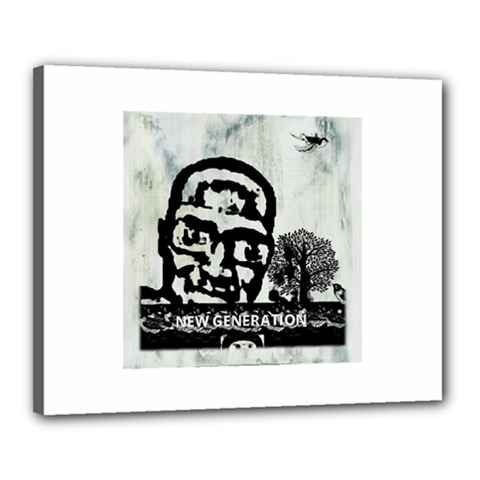 M G Firetested Canvas 20  X 16  (framed) by holyhiphopglobalshop1