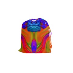 Lava Creature Drawstring Pouch (small) by icarusismartdesigns