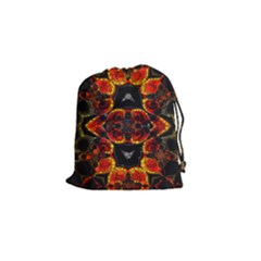 Lava Rocks  Drawstring Pouch (small) by OCDesignss