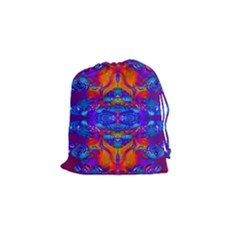 Abstract Reflections Drawstring Pouch (small) by icarusismartdesigns