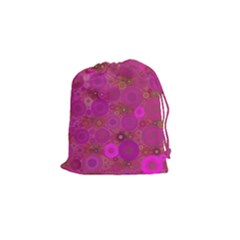 Pinka Dots  Drawstring Pouch (small) by OCDesignss