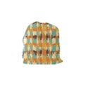 Shredded abstract background Drawstring Pouch (Small) View2