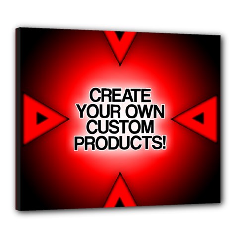 Create Your Own Custom Products And Gifts Canvas 24  X 20  (framed) by UniqueandCustomGifts