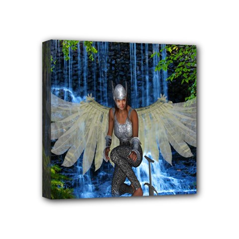 Magic Sword Mini Canvas 4  X 4  (framed) by icarusismartdesigns