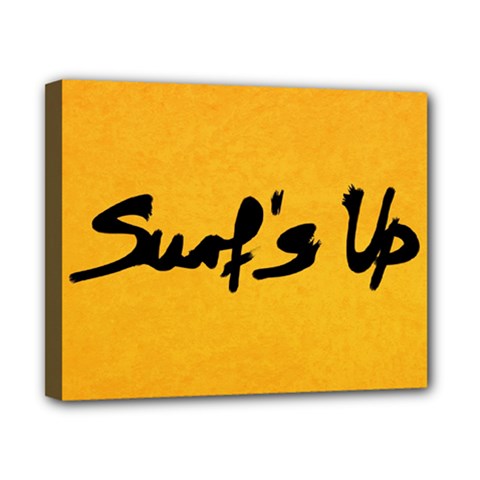 Surf s Up Canvas 10  X 8  (framed) by Spikoli