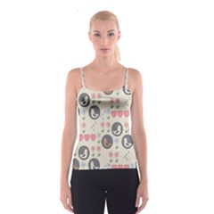 Love Birds Spaghetti Strap Top by Kathrinlegg