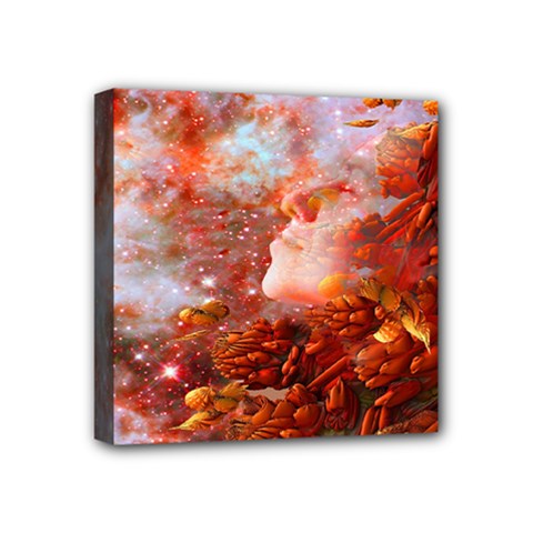 Star Dream Mini Canvas 4  X 4  (framed) by icarusismartdesigns