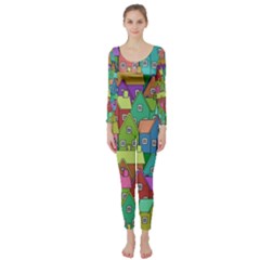 House 001 Long Sleeve Catsuit by JAMFoto