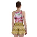 Olive And White Owl Pattern Mini Skirts View2