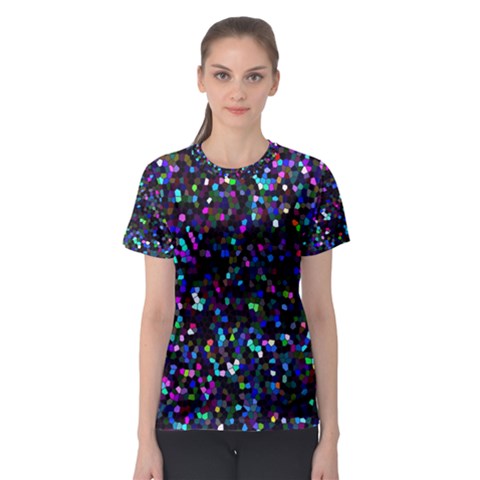 Glitter 1 Women s Sport Mesh Tees by MedusArt