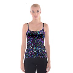Glitter 1 Spaghetti Strap Tops by MedusArt