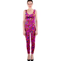 Polka Dot Sparkley Jewels 1 Onepiece Catsuits by MedusArt
