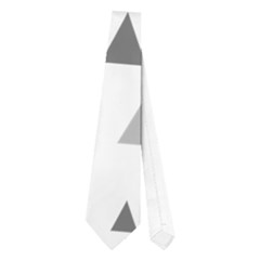 Pastel Random Triangles Modern Pattern Neckties (one Side)  by Dushan