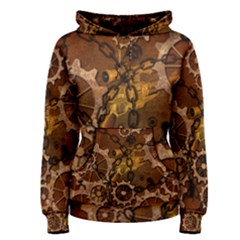 Steampunk In Rusty Metal Women s Pullover Hoodies by FantasyWorld7