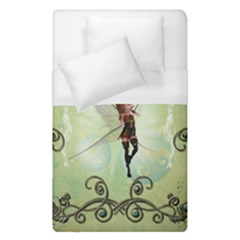 Cute Elf Playing For Christmas Duvet Cover Single Side (single Size) by FantasyWorld7