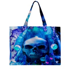 Skull Worship Zipper Tiny Tote Bags by icarusismartdesigns