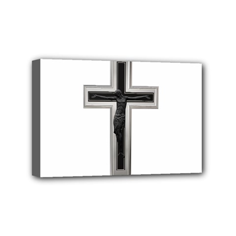 Christian Cross Mini Canvas 6  X 4  (stretched) by igorsin