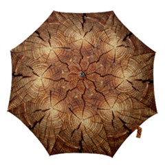 Cross Section Of An Old Tree Hook Handle Umbrellas (small) by trendistuff