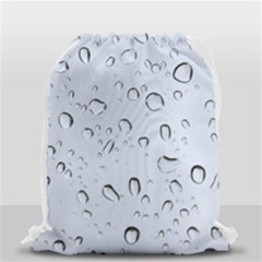 Water Drops 2 Drawstring Bag (small) by trendistuff