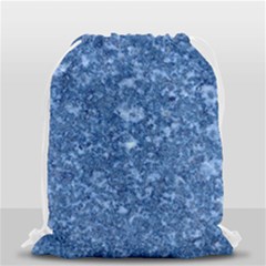 Marble Blue Drawstring Bag (small) by trendistuff