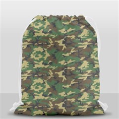 Camo Woodland Drawstring Bag (small) by trendistuff