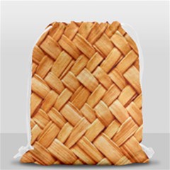 Woven Straw Drawstring Bag (small) by trendistuff