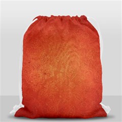 Orange Dot Art Drawstring Bag (small) by trendistuff