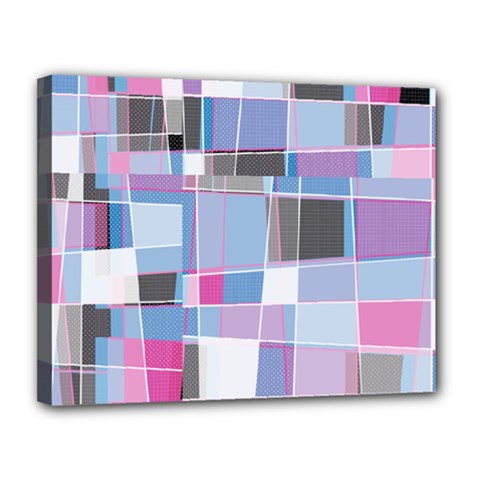 Patches Canvas 14  X 11  (stretched) by LalyLauraFLM