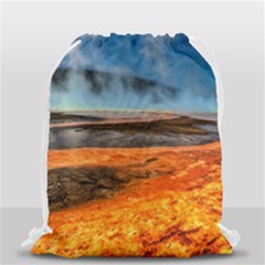 Fire River Drawstring Bag (small) by trendistuff