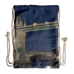 Tower Bridge Drawstring Bag (large) by trendistuff