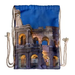 Rome Colosseum 2 Drawstring Bag (large) by trendistuff