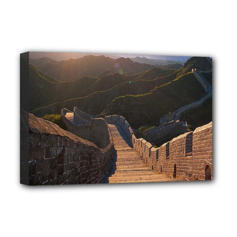 Great Wall Of China 2 Deluxe Canvas 18  X 12   by trendistuff