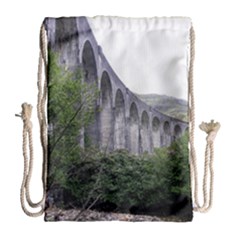 Glenfinnan Viaduct 2 Drawstring Bag (large) by trendistuff