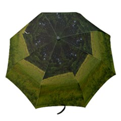 Three Crosses On A Hill Folding Umbrellas by trendistuff