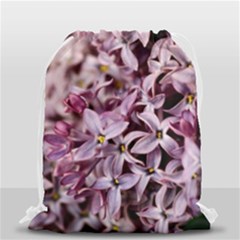 Purple Lilacs Drawstring Bag (small) by trendistuff