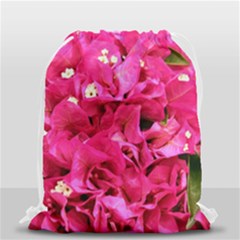 Bougainvillea Drawstring Bag (small) by trendistuff