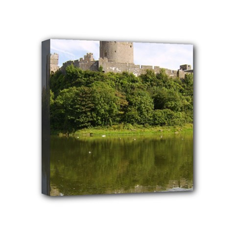 Pembroke Castle Mini Canvas 4  X 4  by trendistuff