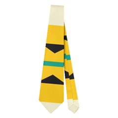 Connected Squares And Triangles Necktie by LalyLauraFLM