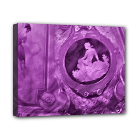 Vintage Purple Lady Cameo Canvas 10  X 8  by BrightVibesDesign