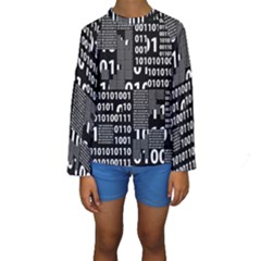 Beautiful Binary Kid s Long Sleeve Swimwear by StuffOrSomething
