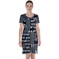 Beautiful Binary Short Sleeve Nightdress by StuffOrSomething