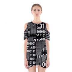 Beautiful Binary Cutout Shoulder Dress by StuffOrSomething