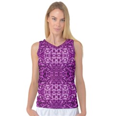 Lion In Purple Women s Basketball Tank Top by pepitasart