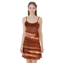 Red Earth Natural Satin Night Slip by UniqueCre8ion