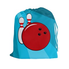 Bowling  Drawstring Pouches (xxl) by Valentinaart