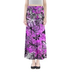 Butterfly Graffiti Maxi Skirts by ArtistRoseanneJones
